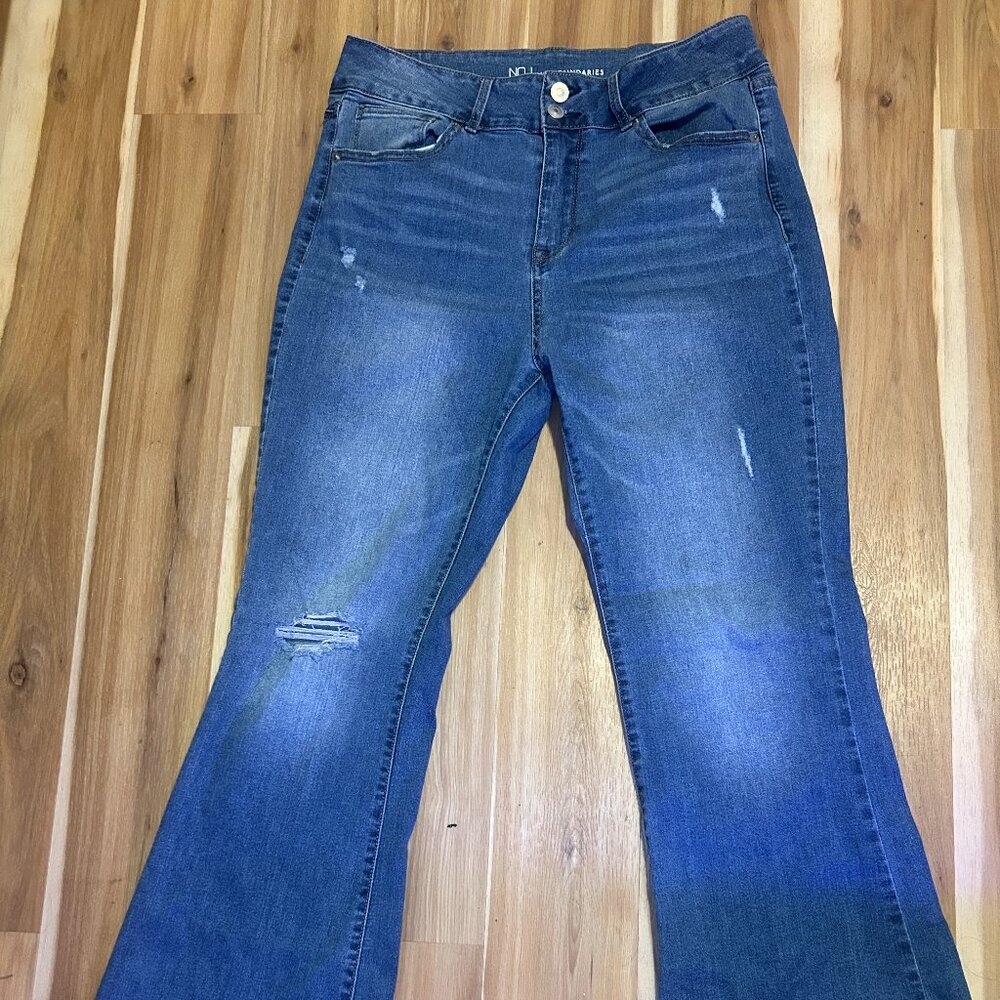 Flared high waist jeans